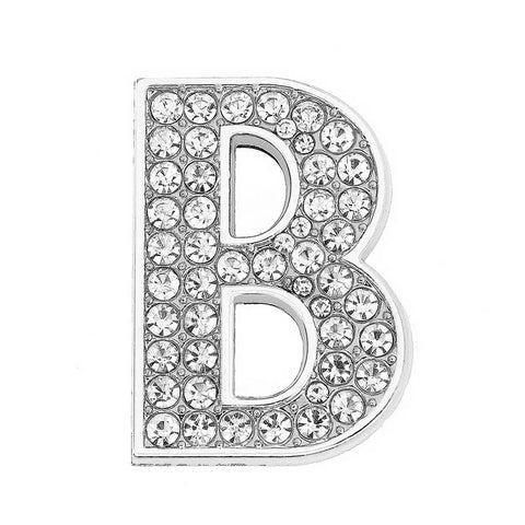 30mm Chrome Color White Diamond Letters Pet Collar Accessories Scattered Beads