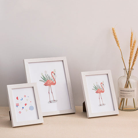 Simple Wooden Photo Frame Set Up  Wall Picture