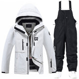 Men's And Women's Winter Outdoors Veneer Double Board Ski Suit