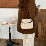 Elegant Canvas New Early Autumn New Versatile Crossbody Women's Bag