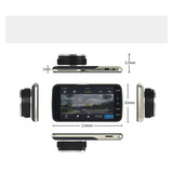 Big screen car driving recorder