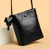 Mini New Casual All-matching Genuine Leather Women