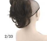 Grip ponytail short hair female curly hair wig flexible hair ponytail