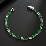 AAA Crystal Zircon Inlaid Fashion Jewelry Simple Bracelet