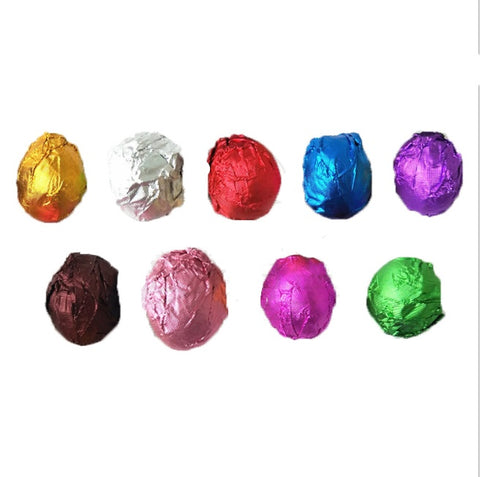 Color Aluminum Foil Paper Custom Embossed Glossy Candy Tea Sesame Pills Wrap Paper Chocolate Tin Foil