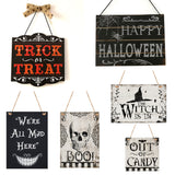 Halloween decoration hanging board