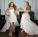 Short and long long tube top sweet European and American foreign trade wedding dress