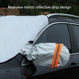 Car front windshield light-proof mat