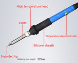 Adjustable temperature soldering iron set Engraving hot flower soldering iron soldering tool