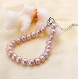 Mixed color pearl bracelet