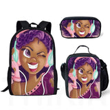 Children decompression spine backpack