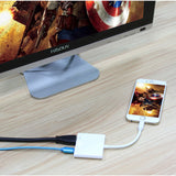 Lightning to HDMI HD display with same screen cable