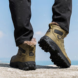 Men's Plus Size Warm High Top Outdoor Cotton Shoes