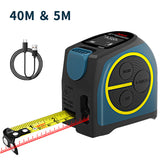 Infrared Laser Rangefinder Digital Display Tape Measure