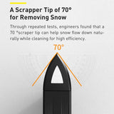 Multifunctional car glass snow scraper deicing tool supplies