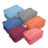 Travel Storage Bag Nylon Portable Waterproof Organizer Bags Shoes Sorting Pouch 6 Colors Organizer