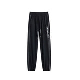 Cropped Ice Silk Sports Pants Female Breathable Women's Pants Thin