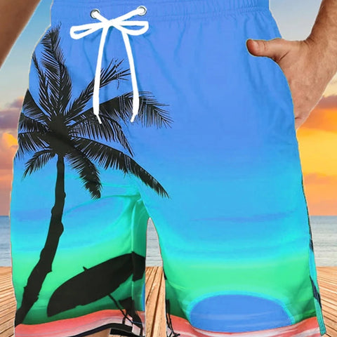 Men's Beach Pants Summer Cool Quick-drying Loose Big Panties