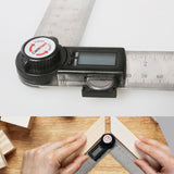 Electronic digital display angle ruler