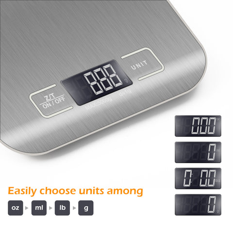 Household Precision Stainless Steel Food Electronic Scale