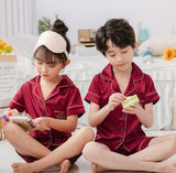 Artificial silk Children's pajamas