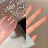 CandyMoyo nail polish free, quick drying, durable, non stripped new color, white autumn and winter 1