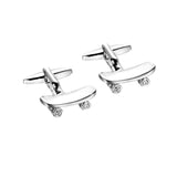 Spot Skateboard Cufflinks 3D Metal Men's Cufflinks