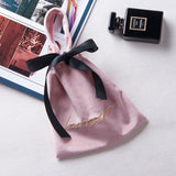 Velvet Cosmetic Bag Storage Bag Drawstring Dustproof Storage Bag