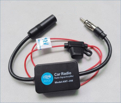 The Fourth Generation 12V Car Radio FM Antenna Signal Amplifier