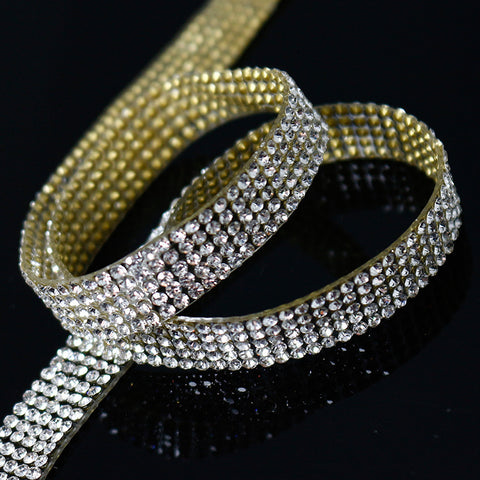 Rhinestone Belt and Waistband DIY Back Glue Hot Drilling