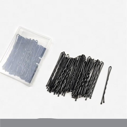 50 Pieces Of Korean Exquisite Boxed One-Word Clip Hairpin Simple Bangs Broken Hair Clip Hairpin