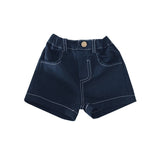 Children'S Clothing Spring And Summer Boys And Girls Jeans New Hot Pants Children'S Casual Five-Point Pants Baby Pants