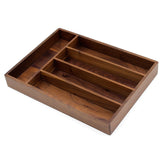 Black Walnut Western Cutlery Storage Box