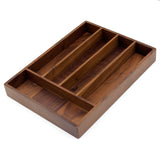 Black Walnut Western Cutlery Storage Box