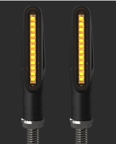 Feedopal 4PCS Amber 12LED Waterproof