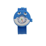 Cartoon Animal Kindergarten Pupils Children's Toy Watch Quartz Silicone Snap Ring Pointer Snap Watch