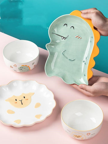 Ceramic Tableware Cute Children's Dinner Plate Ideas