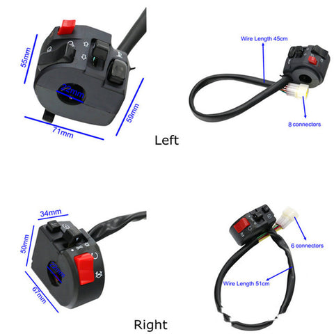 Handle Switch Assembly Is Modified For Universal Use With Handle Switch