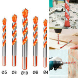 Overlord Drill Multifunctional Drilling Drill Wholesale Ceramic Tile Concrete Brick Wall Glass Triangle Drill Cemented Carbide Ceramic Drill