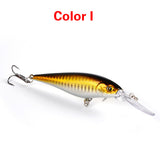 10 Style Minnow Fishing Lures Laser Hard Artificial Bait 3D Eyes 11cm 10g Fishing Wobblers Crankbait Minnows 6