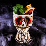 Skull Cup Pirates Of The Caribbean Tiki Hawaii Cocktail Cup Ceramic Cup Totem Cup Bar Tiki Cup