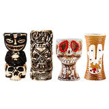 Skull Cup Pirates Of The Caribbean Tiki Hawaii Cocktail Cup Ceramic Cup Totem Cup Bar Tiki Cup