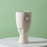 Nordic Creative Art Face Ceramic Vase Ornament