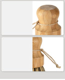 Bamboo Wooden Pots Dishes Sinks Stoves Cleaning Brushes Kitchen Round Handles Convenient Tools