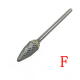 Factory Wholesale Cemented Carbide Rotary File Tungsten Steel Grinding Head Alloy Metal Wood Mold Engraving