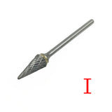 Factory Wholesale Cemented Carbide Rotary File Tungsten Steel Grinding Head Alloy Metal Wood Mold Engraving