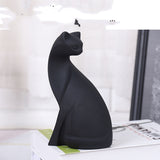 Nordic Style Table Statue Modern Cat Sculpture Cat