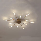 Nordic Minimalist Modern Atmosphere Living Room Fireworks Led Ceiling Light