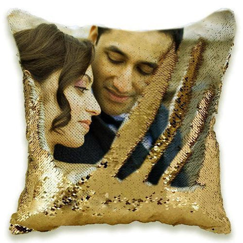 Custom image sequin pillowcase