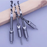 Square tenon drill square hole drilling bit